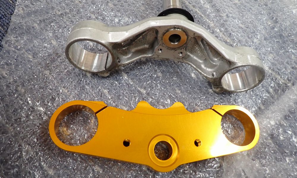 取り付け予定のステムセット