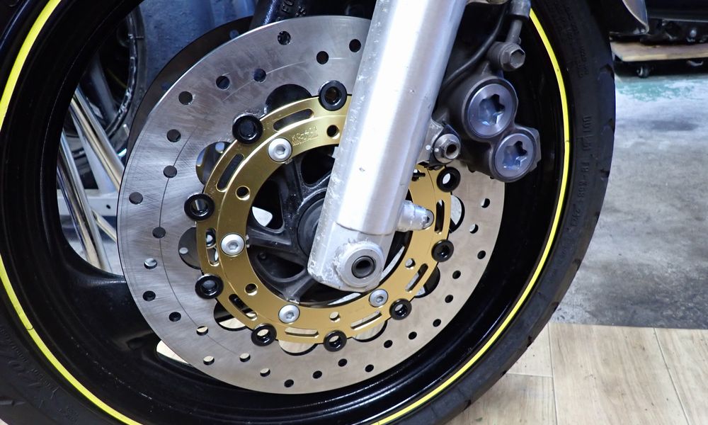 Fブレーキディスクは新品に。 Fブレーキディスクは新品に。